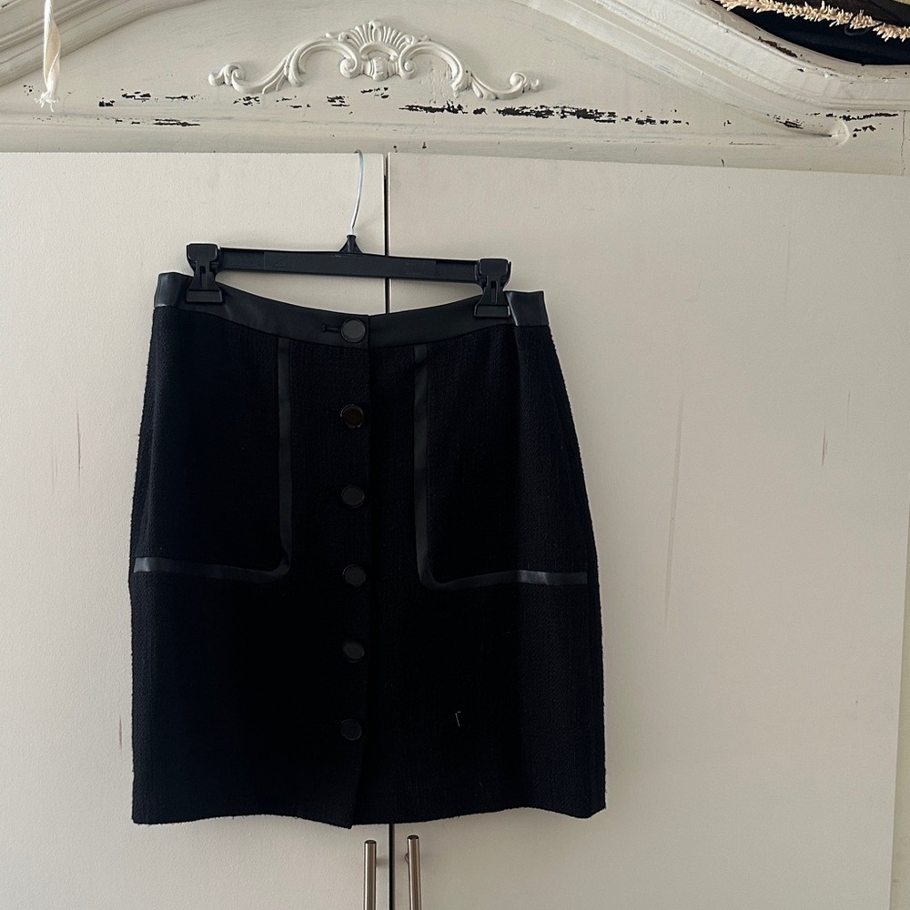 Karl Lagerfeld Black Pencil Skirt
